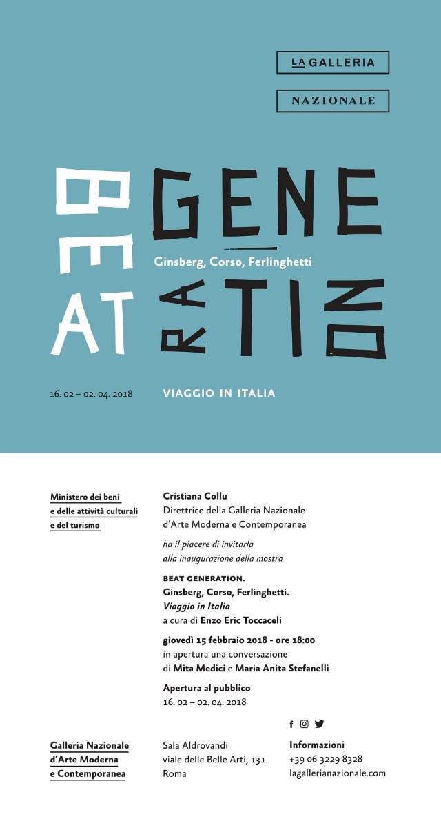 Beat Generation. Ginsberg Corso Ferlinghetti. Viaggio in Italia